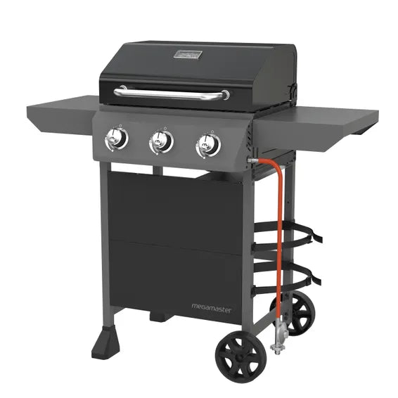 Megamaster Premium 3-Burner Gas BBQ Grill